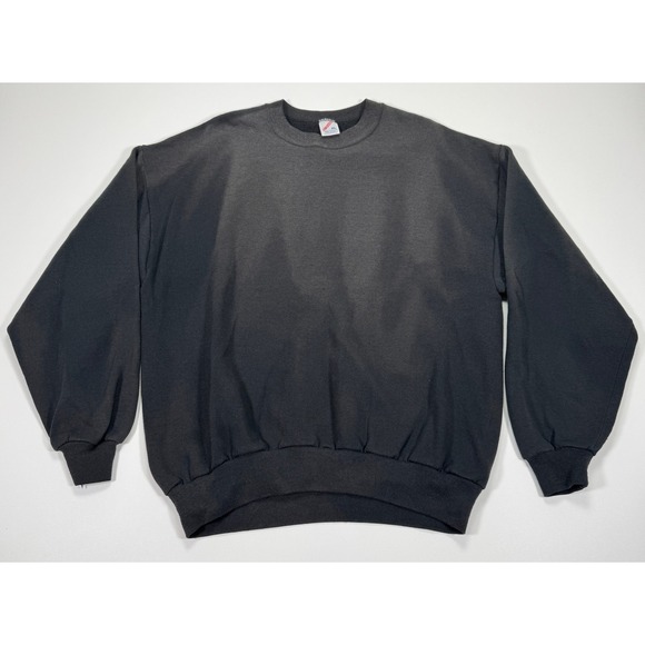 Jerzees Other - Vintage Jerzees Crewneck Sweatshirt Pullover Mens XL Black Faded USA Made